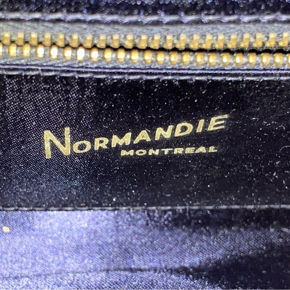 Normandie pale blue 70s structured evening bag - Picture 5 of 7